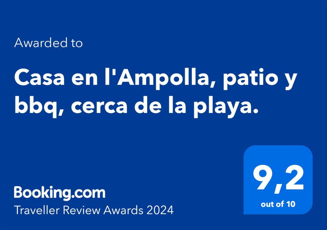 Casa En L'Ampolla, Patio Y Bbq, Cerca De La Playa, Pet Friendly别墅 外观 照片